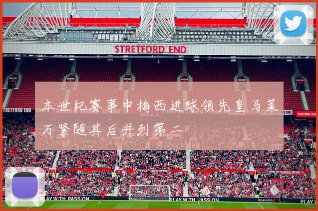 本世纪赛事中梅西进球领先皇马莱万紧随其后并列第二